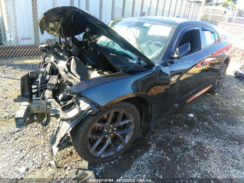 2021 DODGE CHARGER GT VIN: 2C3CDXHG2MH527717