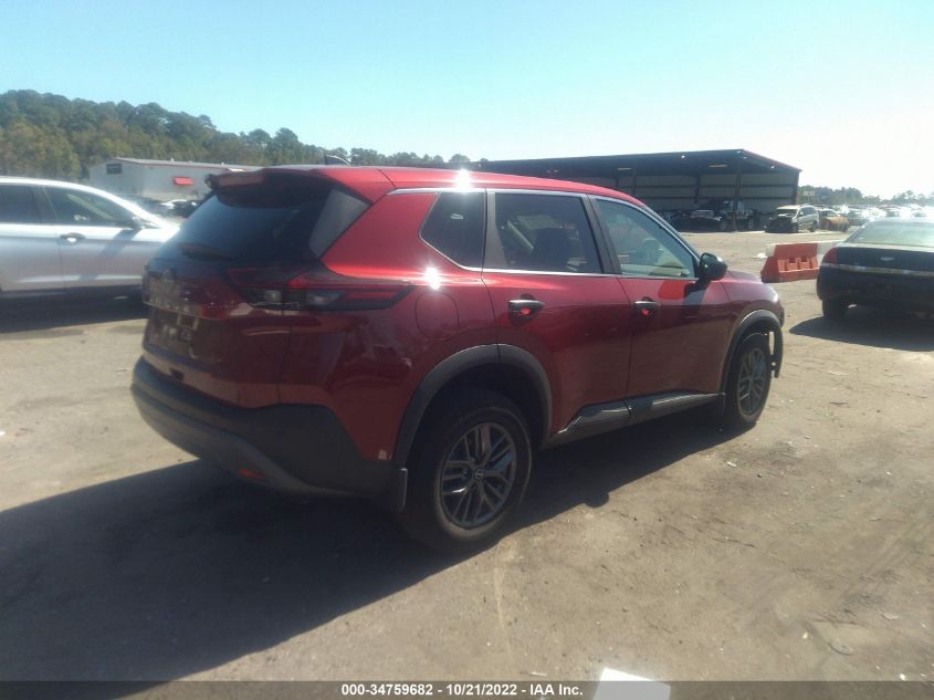 2022 NISSAN ROGUE S VIN: 5N1BT3AA8NC674522