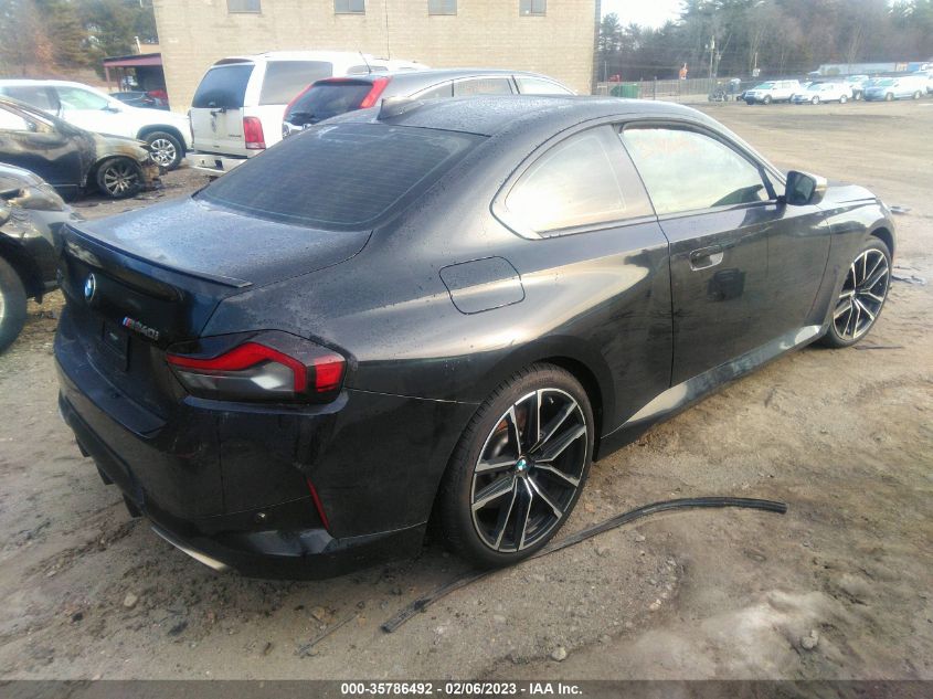 2022 BMW 2 SERIES M240I XDRIVE VIN: 3MW53CM00N8C16241