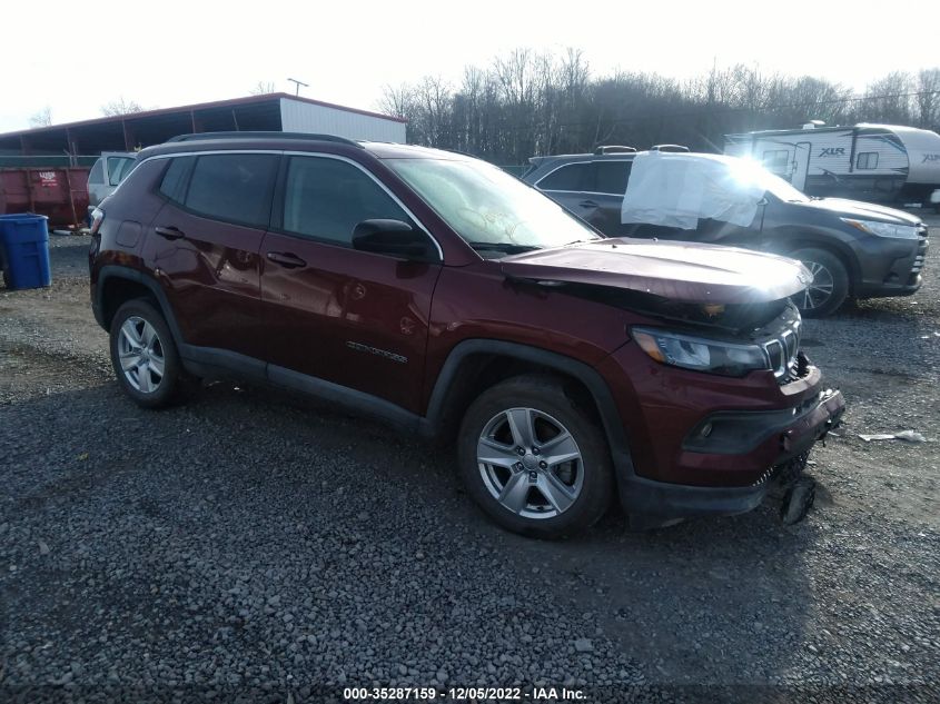 2022 JEEP COMPASS LATITUDE VIN: 3C4NJDBB0NT154520