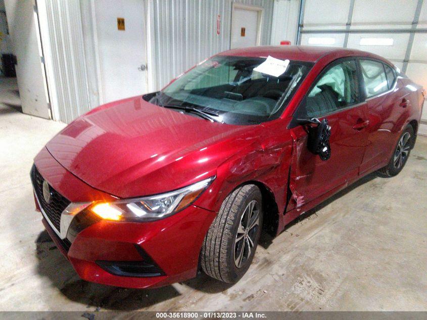 2022 NISSAN SENTRA SV VIN: 3N1AB8CV3NY294577