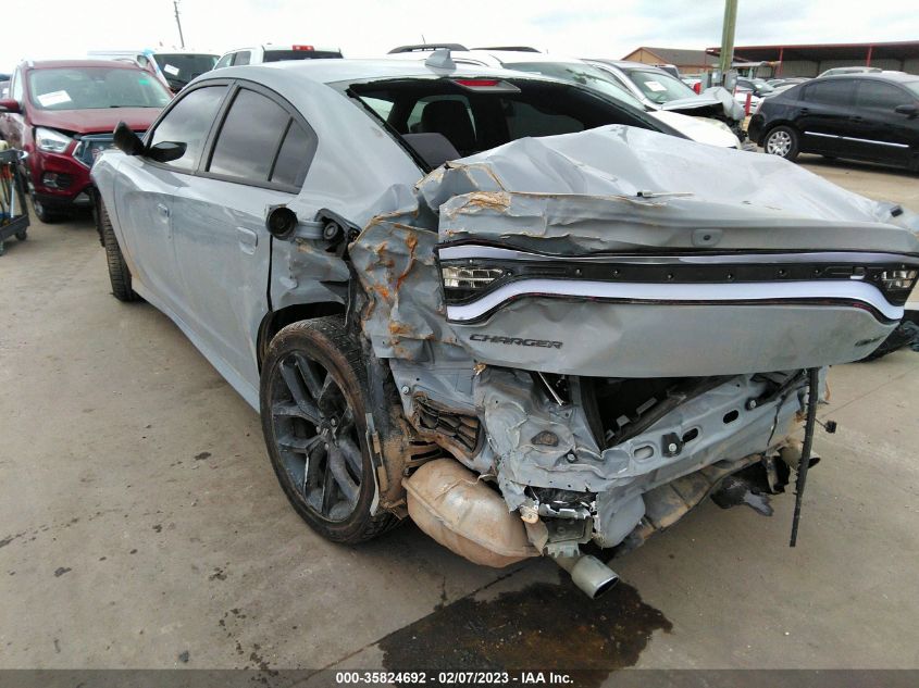 2022 DODGE CHARGER GT VIN: 2C3CDXHG6NH221640