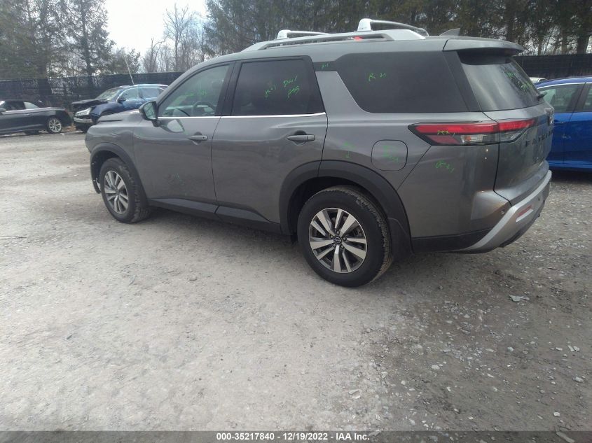 2022 NISSAN PATHFINDER SL VIN: 5N1DR3CC2NC243616