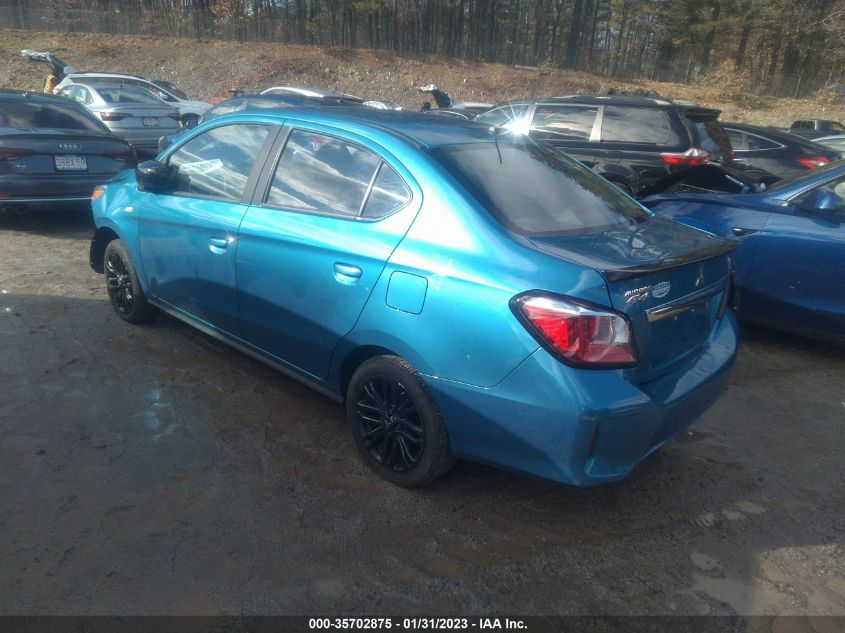 2022 MITSUBISHI MIRAGE G4 BLACK EDITION VIN: ML32FUFJ4NHF04497