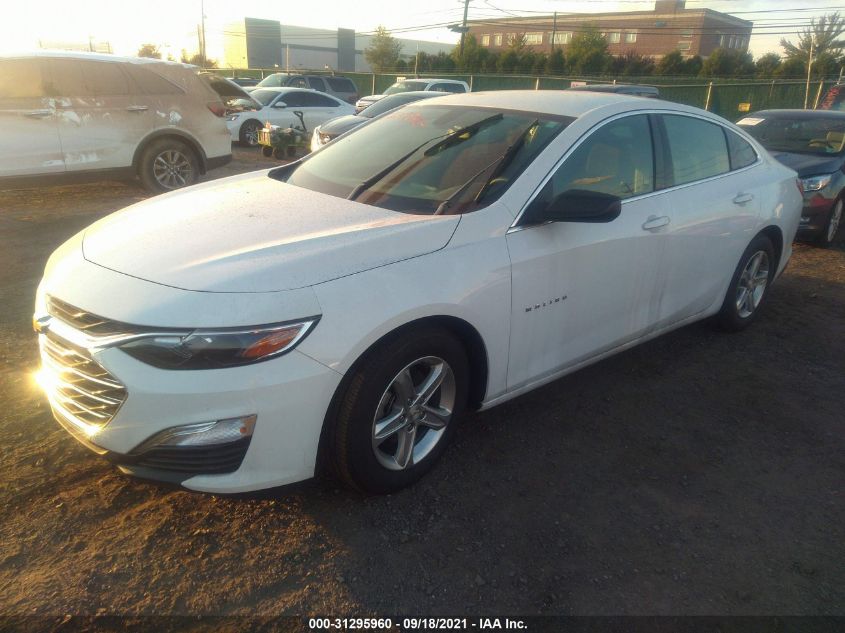 2021 CHEVROLET MALIBU LS VIN: 1G1ZB5ST8MF002693