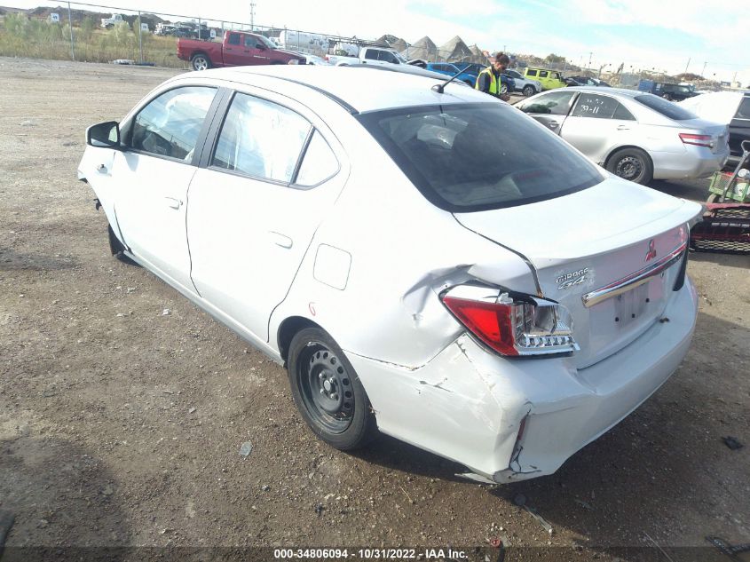 2021 MITSUBISHI MIRAGE G4 ES/LE/CARBONITE EDITION VIN: ML32FUFJ5MHF07262