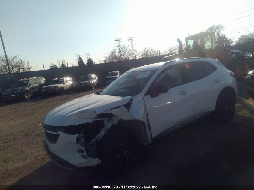 2022 BUICK ENVISION ESSENCE VIN: LRBFZNR45ND128767