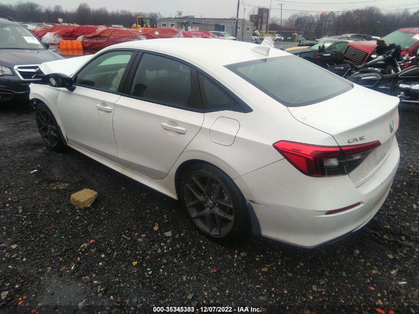 2022 HONDA CIVIC SEDAN SPORT VIN: 2HGFE2F50NH580462