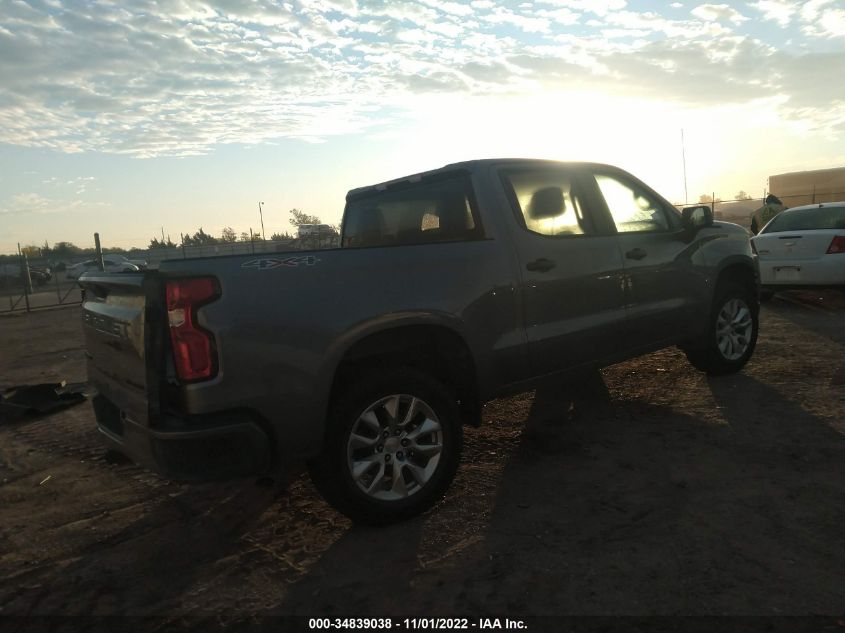 2021 CHEVROLET SILVERADO 1500 CUSTOM VIN: 3gcpybek6mg238966