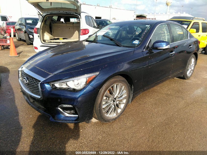 2022 INFINITI Q50 VIN: JN1EV7BR1NM342619
