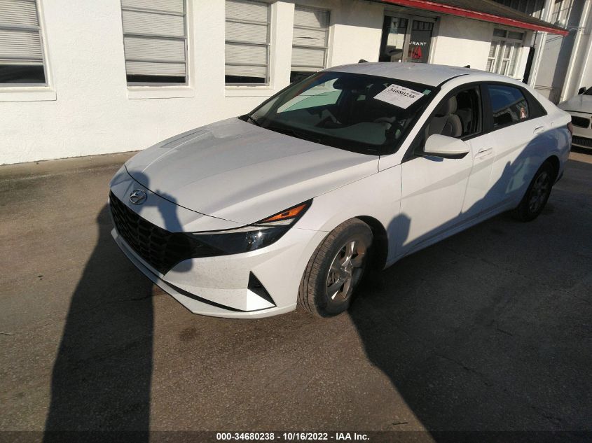 2021 HYUNDAI ELANTRA SE VIN: 5NPLL4AGXMH016030