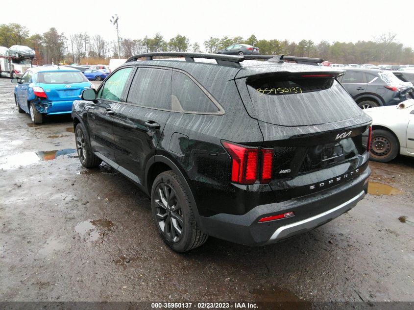 2022 KIA SORENTO X-LINE EX VIN: 5XYRHDLFXNG125046