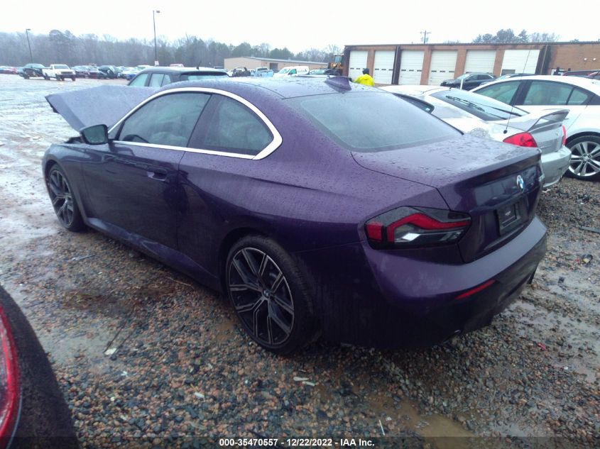 2022 BMW 2 SERIES 230I VIN: 3MW23CM06N8C50297