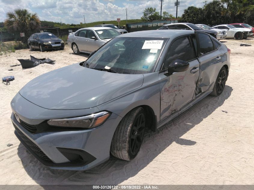 2022 HONDA CIVIC SEDAN SPORT VIN: 2HGFE2F57NH540833