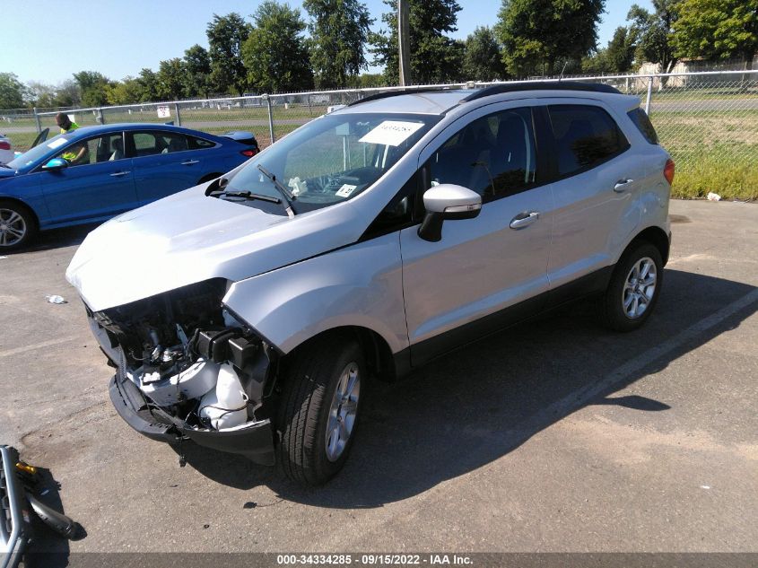 2022 FORD ECOSPORT SE VIN: MAJ6S3GL6NC462886