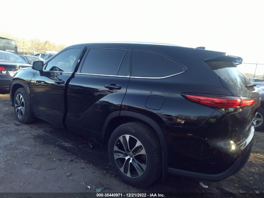 2020 TOYOTA HIGHLANDER XLE VIN: 5TDGZRBHXLS501894