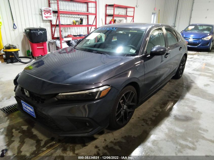 2022 HONDA CIVIC HATCHBACK SPORT TOURING VIN: 19XFL1H89NE017735