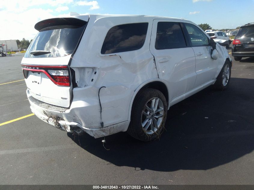 2022 DODGE DURANGO GT PLUS VIN: 1C4RDJDG5NC104479