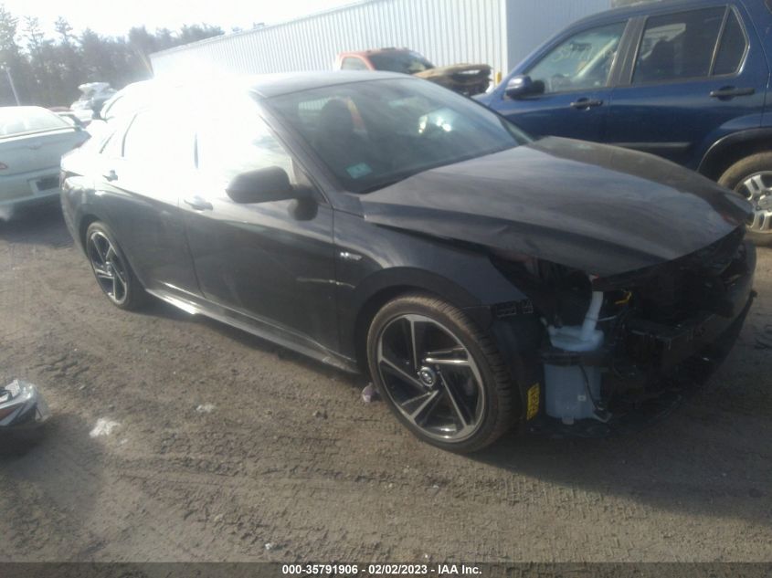 2022 HYUNDAI ELANTRA N LINE VIN: KMHLR4AF0NU341679