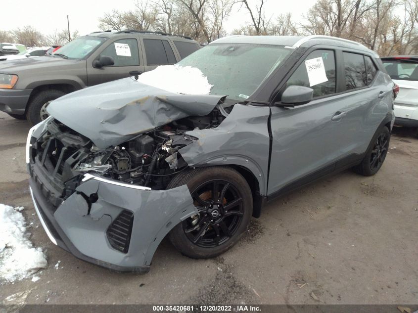 2022 NISSAN KICKS SV VIN: 3N1CP5CV6NL523985