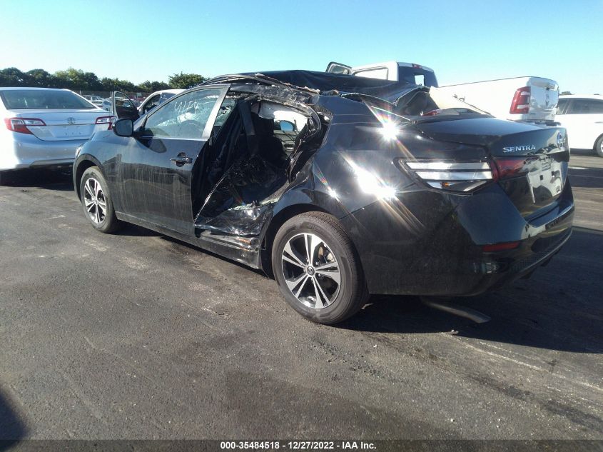 2022 NISSAN SENTRA SV VIN: 3N1AB8CV4NY262060