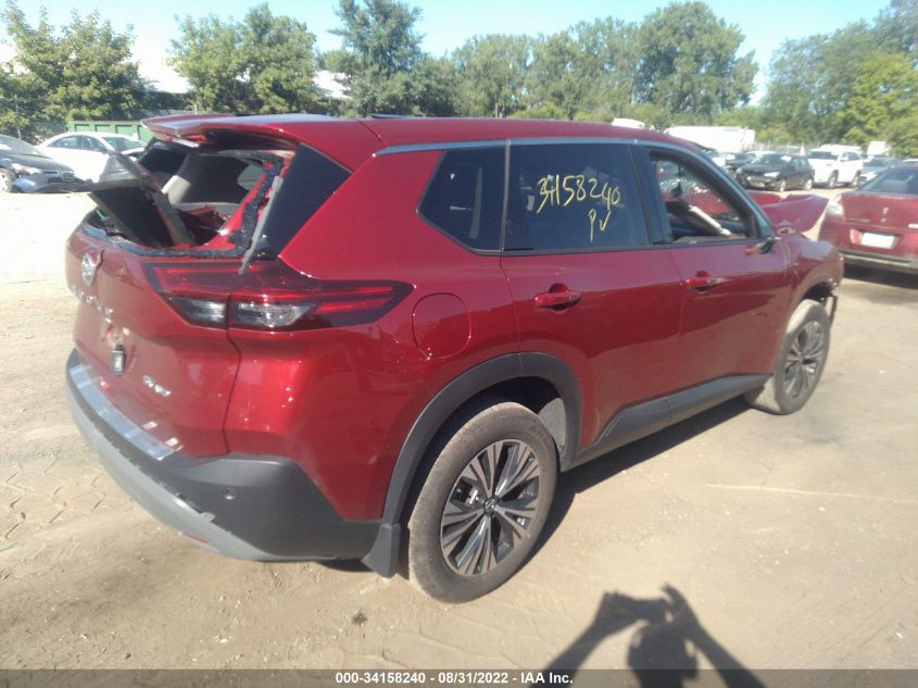 2021 NISSAN ROGUE SV VIN: JN8AT3BB4MW216663