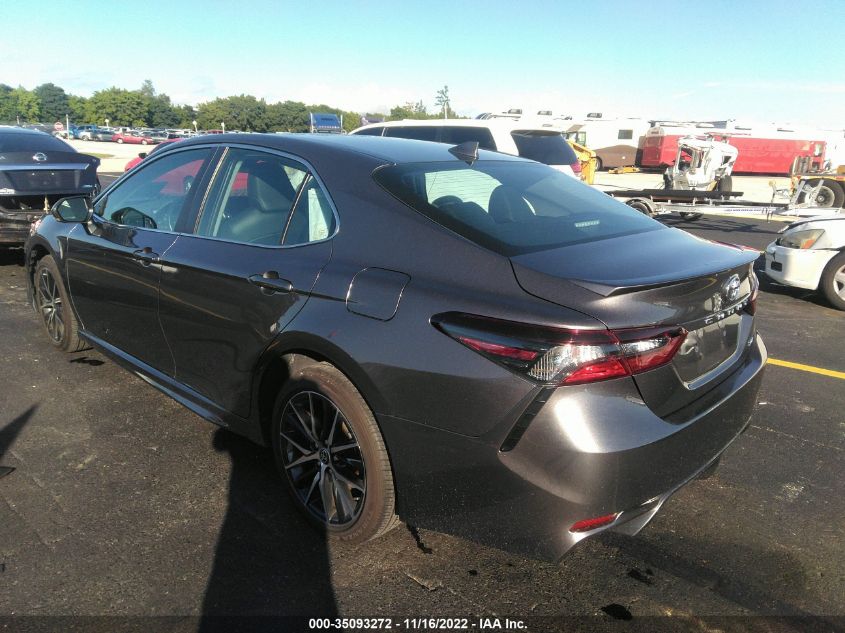 2022 TOYOTA CAMRY SE VIN: 4T1G11AK5NU627516