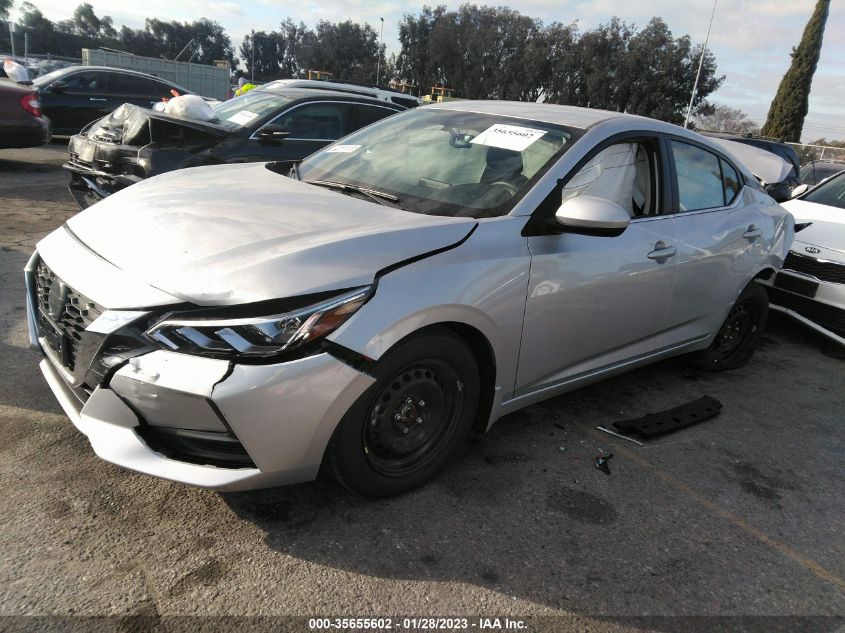 2022 NISSAN SENTRA S VIN: 3N1AB8BV9NY282581