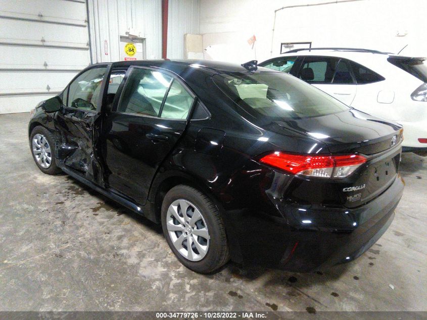 2022 TOYOTA COROLLA LE VIN: JTDEPMAE1NJ210501