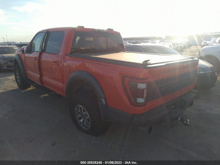 2022 FORD F-150 RAPTOR VIN: 1FTFW1RG1NFB53411