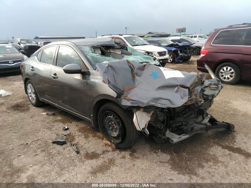 2022 NISSAN SENTRA S VIN: 3N1AB8BV9NY239178