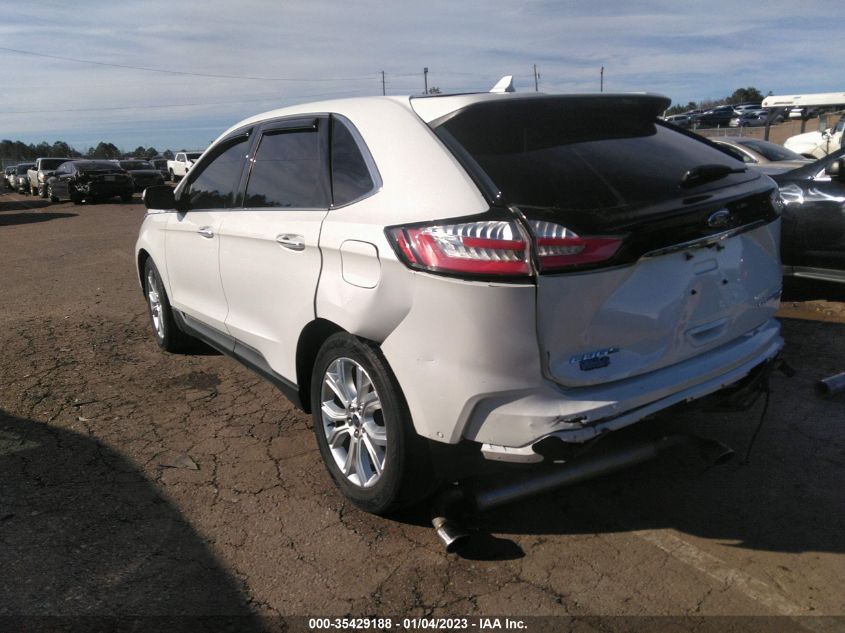 2020 FORD EDGE TITANIUM VIN: 2FMPK3K9XLBA39649