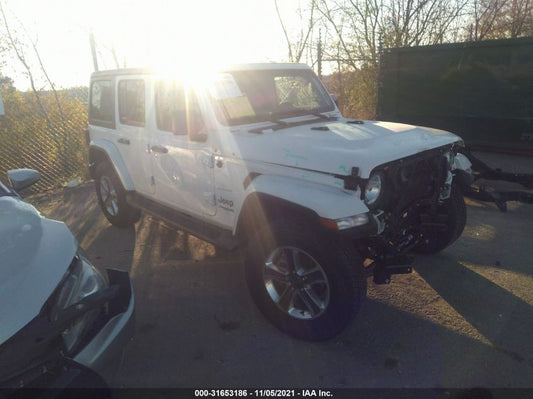 2021 JEEP WRANGLER UNLIMITED SAHARA VIN: 1C4HJXEG2MW736214