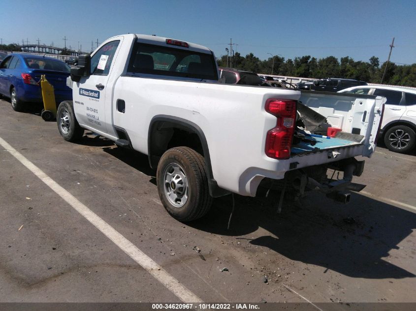2020 CHEVROLET SILVERADO 2500HD WORK TRUCK VIN: 1GC0WLE70LF220648