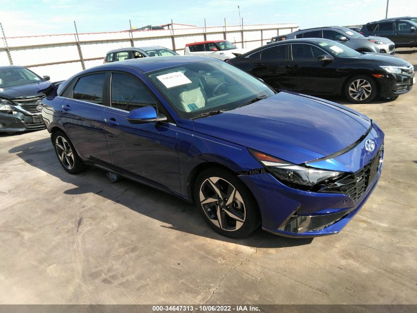 2021 HYUNDAI ELANTRA LIMITED VIN: KMHLP4AG5MU171879