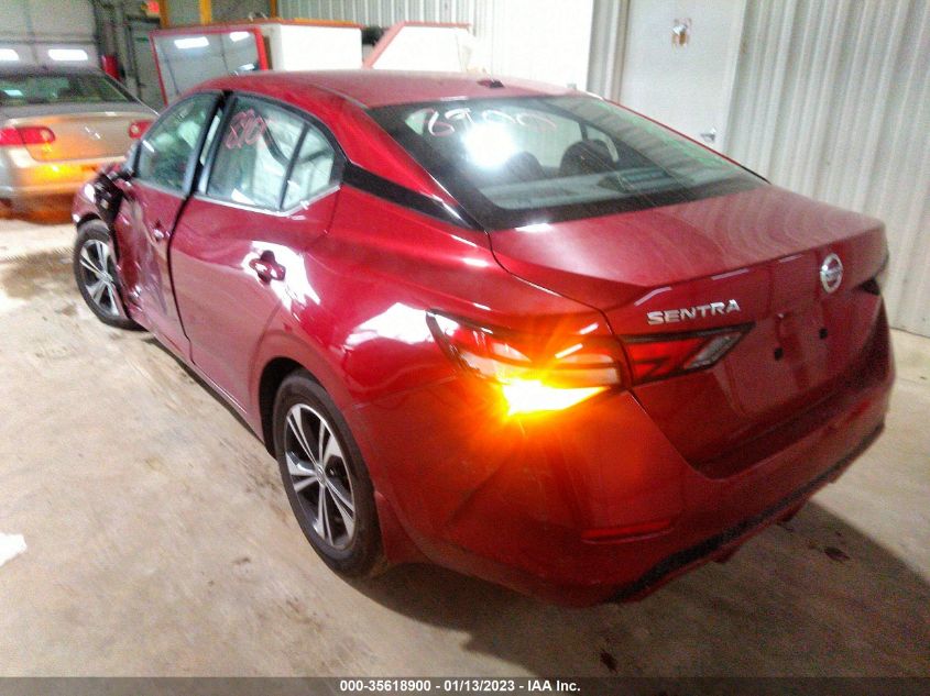 2022 NISSAN SENTRA SV VIN: 3N1AB8CV3NY294577