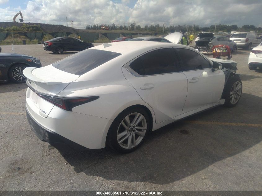 2021 LEXUS IS IS 300 VIN: JTHCA1D22M5117811