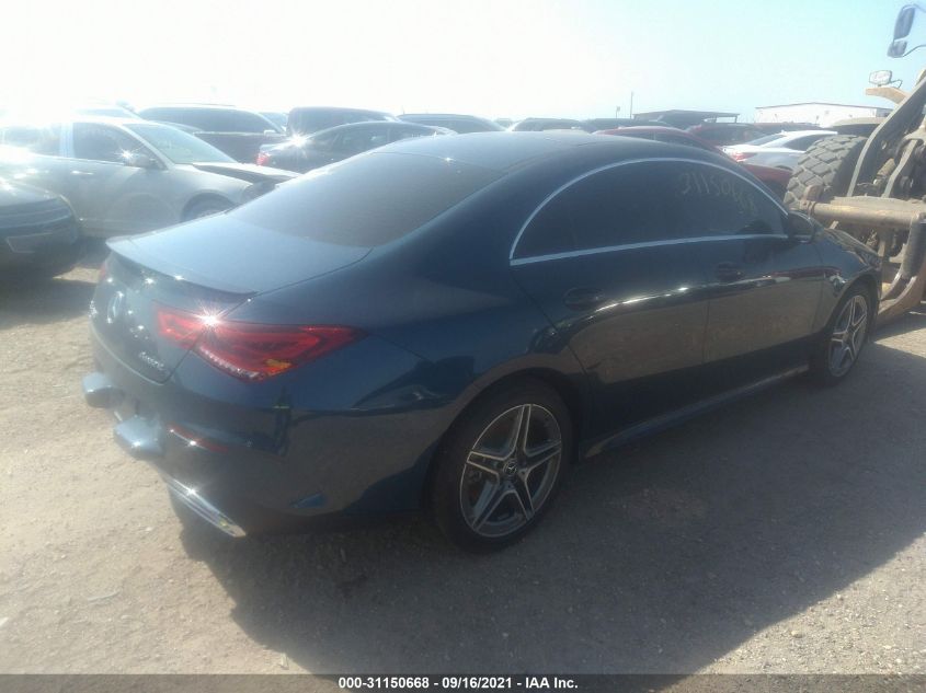 2020 MERCEDES-BENZ CLA CLA 250 VIN: WDD5J4HB6LN072463