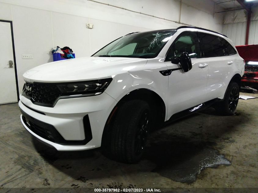 2022 KIA SORENTO SX VIN: 5XYRKDLF3NG161274