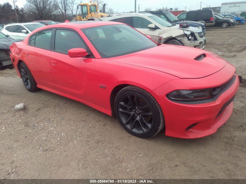 2021 DODGE CHARGER SCAT PACK VIN: 2C3CDXGJ6MH503871
