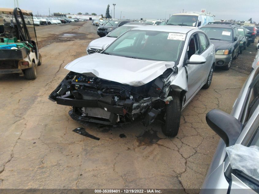 2022 KIA RIO S VIN: 3KPA24AD1NE506457