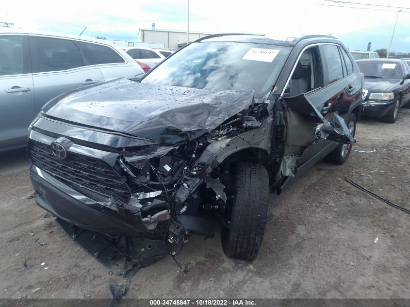 2022 TOYOTA RAV4 XLE PREMIUM VIN: 2T3C1RFV4NC183148