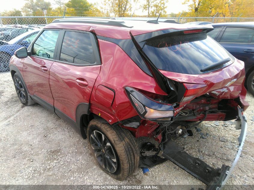 2021 CHEVROLET TRAILBLAZER LT VIN: KL79MPSL9MB002848