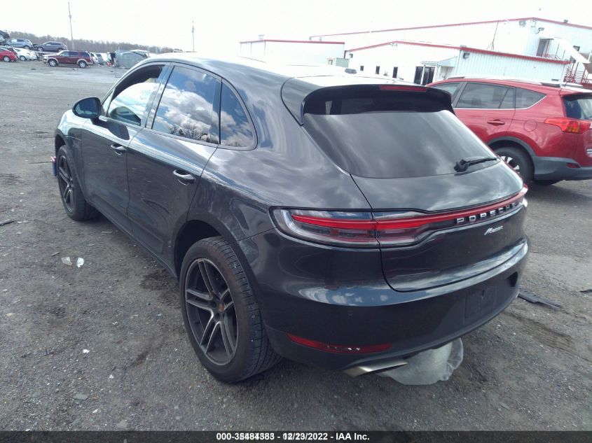 2021 PORSCHE MACAN VIN: WP1AA2A54MLB02315