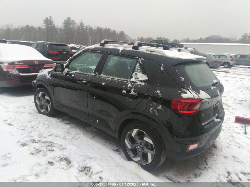 2022 HYUNDAI VENUE SEL VIN: KMHRC8A36NU155797