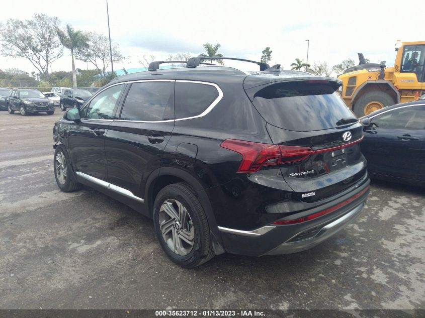 2022 HYUNDAI SANTA FE SEL VIN: 5NMS24AJ7NH396808