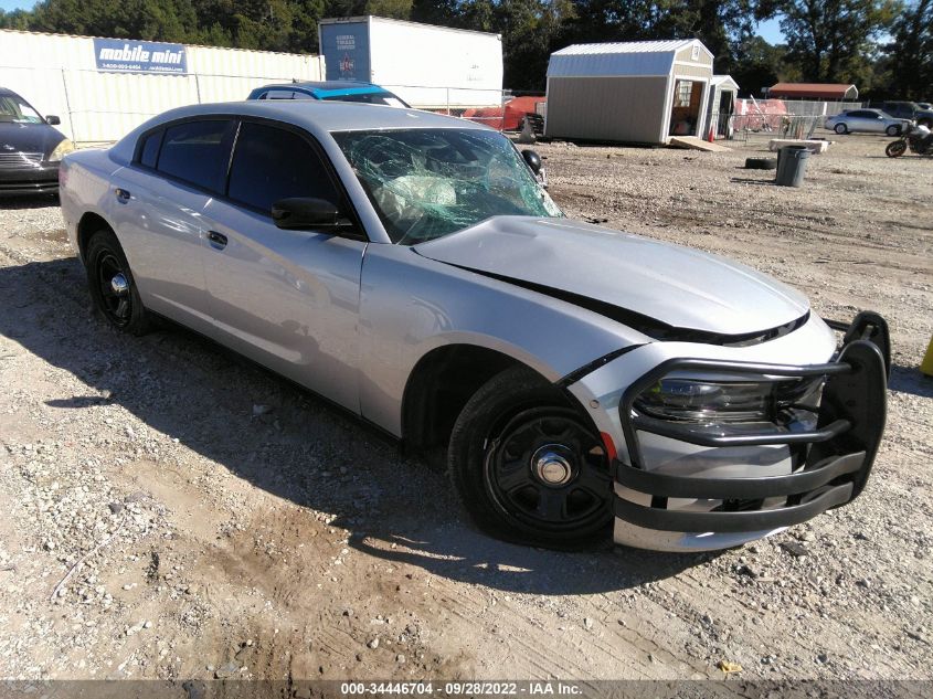 2021 DODGE CHARGER POLICE VIN: 2C3CDXAT7MH558758