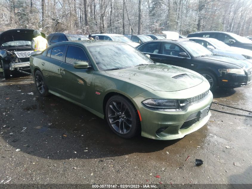 2021 DODGE CHARGER SCAT PACK VIN: 2C3CDXGJ6MH678914