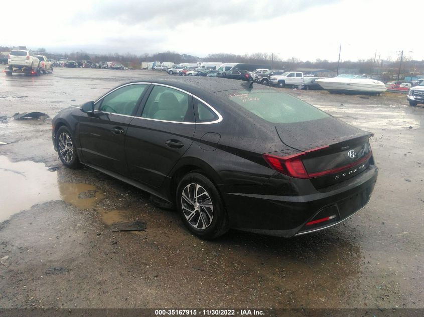 2022 HYUNDAI SONATA HYBRID BLUE VIN: KMHL24JJ6NA043342
