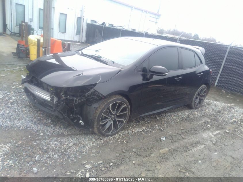 2022 TOYOTA COROLLA HATCHBACK XSE VIN: JTNC4MBE0N3183760